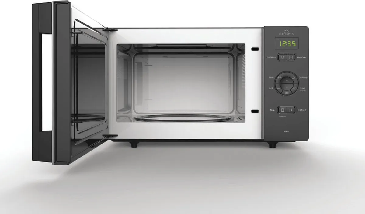Whirlpool Magnetron Chef Plus MCP345BL 25L - 800W - Zwart - afbeelding 2 van 4