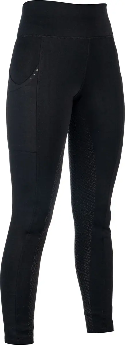 Hkm Paardrijlegging Hkm Cosy Ii Full Grip Kids Zwart