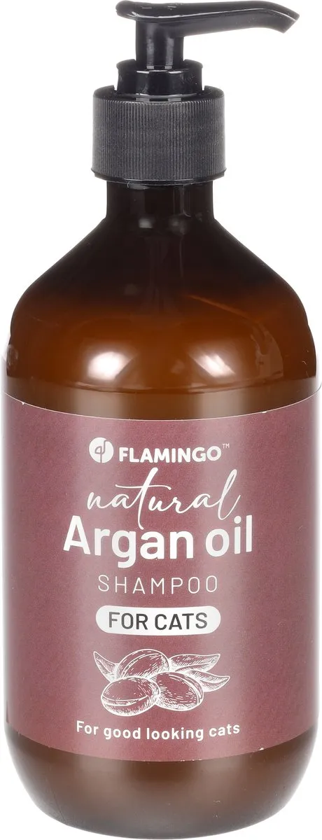 Flamingo Kattenshampoo Arganolie 500ml