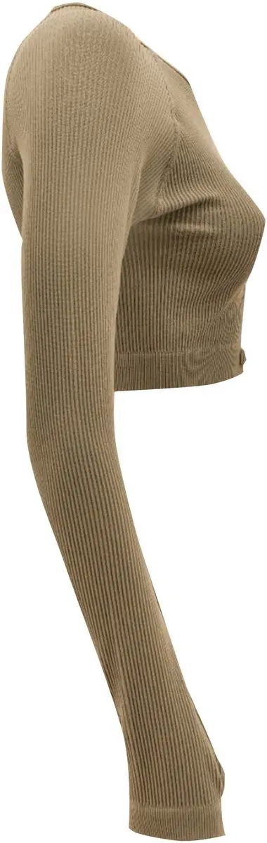 Legea Imala Dames Set - Lange Mouwen Shirt en Legging - Bruin - L - afbeelding 2 van 3