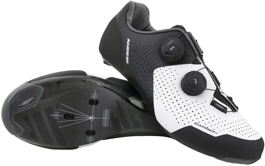 Massi Proteam Carbon Racefietsschoenen - Wit - afbeelding 6 van 6