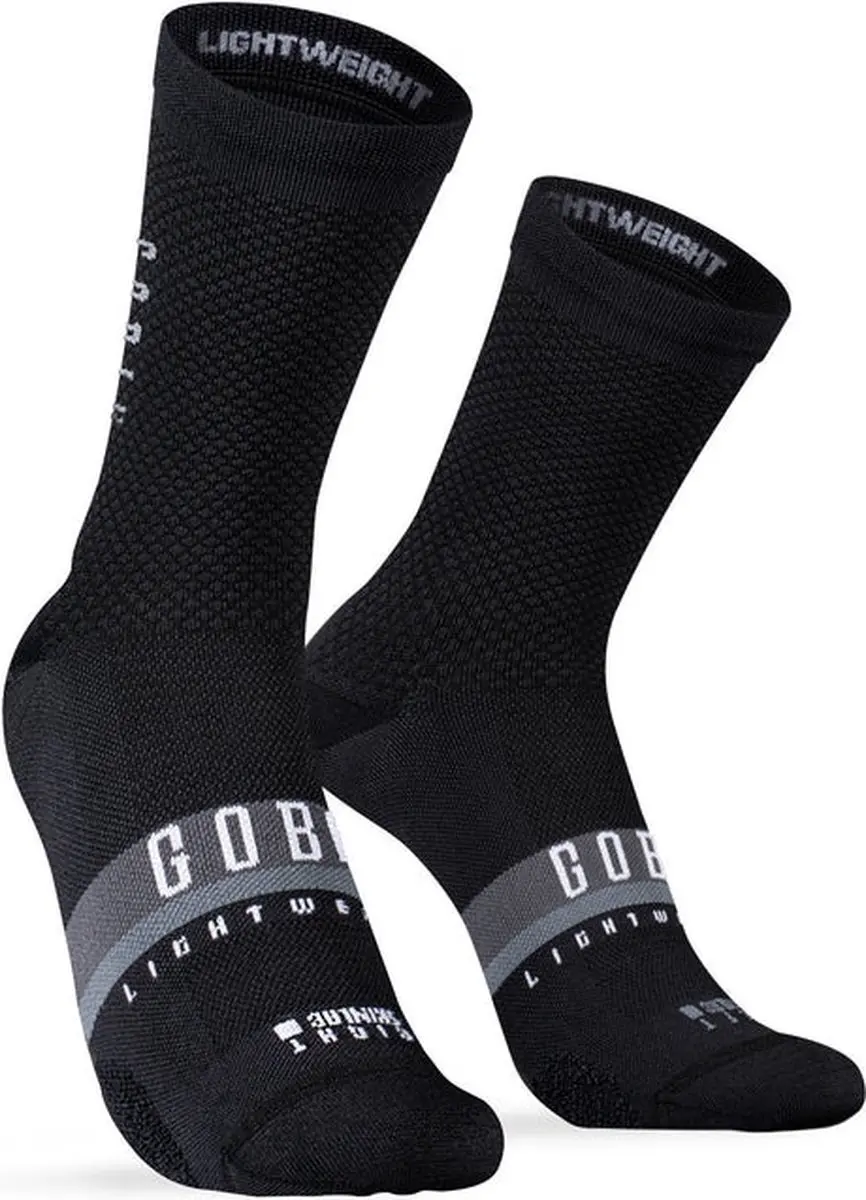 Gobik Superb Axis Fietssokken Extra Lang Zwart