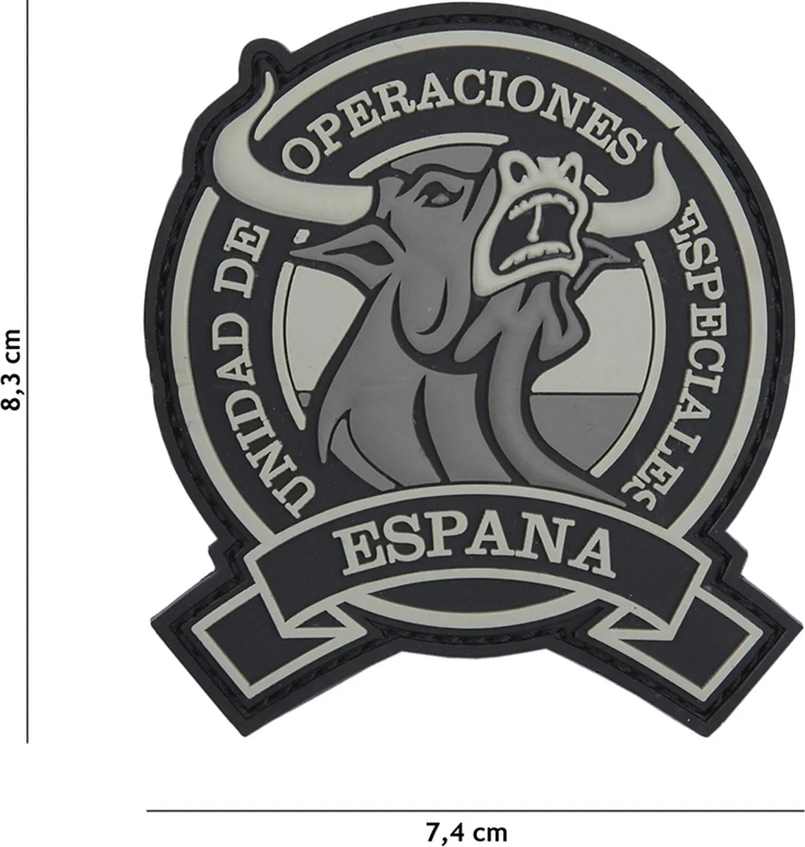 101 Inc Embleem 3D PVC Spanje Grijs