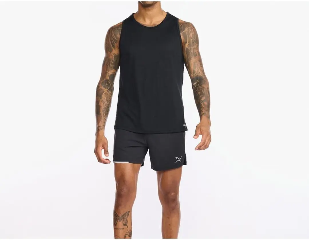 2XU Aero Tank Heren - Zwart - afbeelding 6 van 6