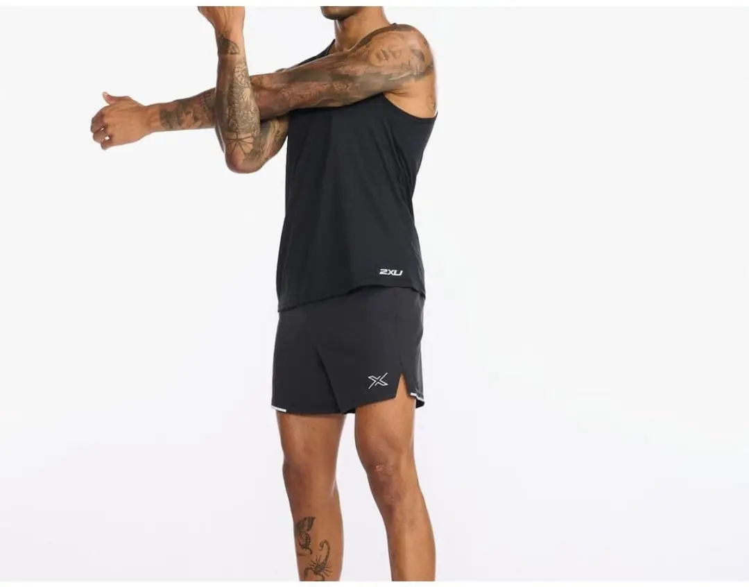 2XU Aero Tank Heren - Zwart - afbeelding 4 van 6