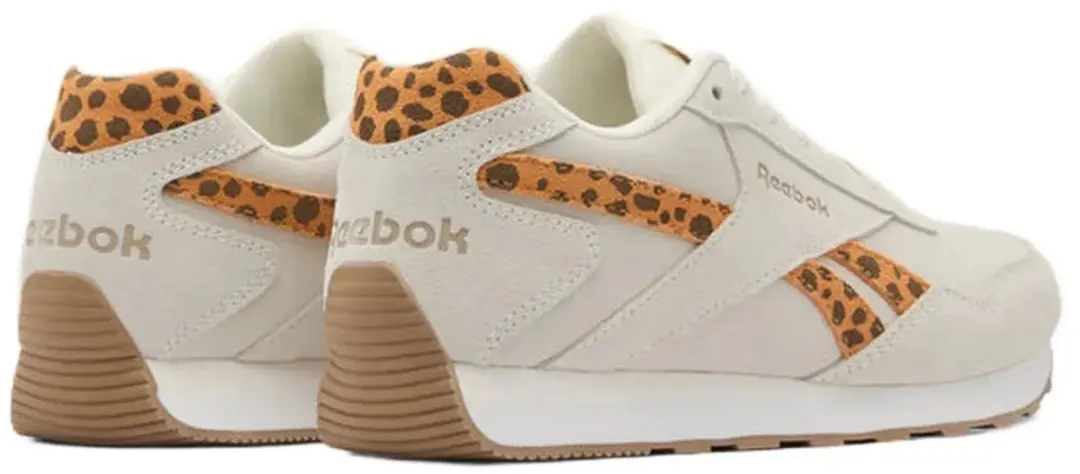 Reebok Glide Low Dames Hardloopschoenen - Chalk/Cheetah - afbeelding 3 van 4