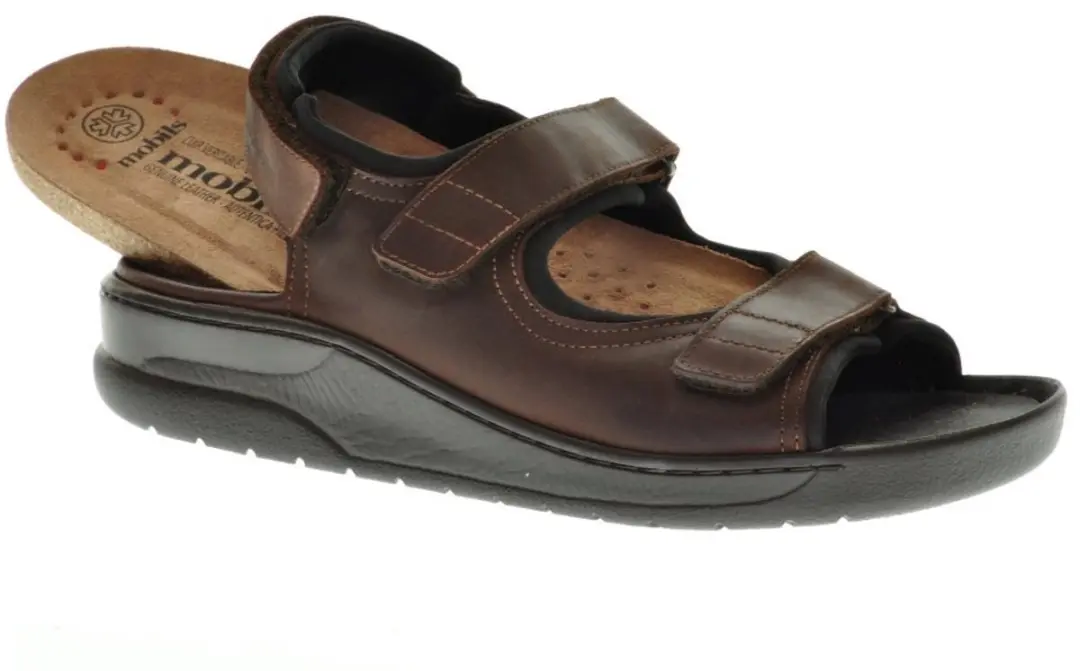 Mephisto Valden Oldbrush Heren Sandalen - Bruin - afbeelding 2 van 6