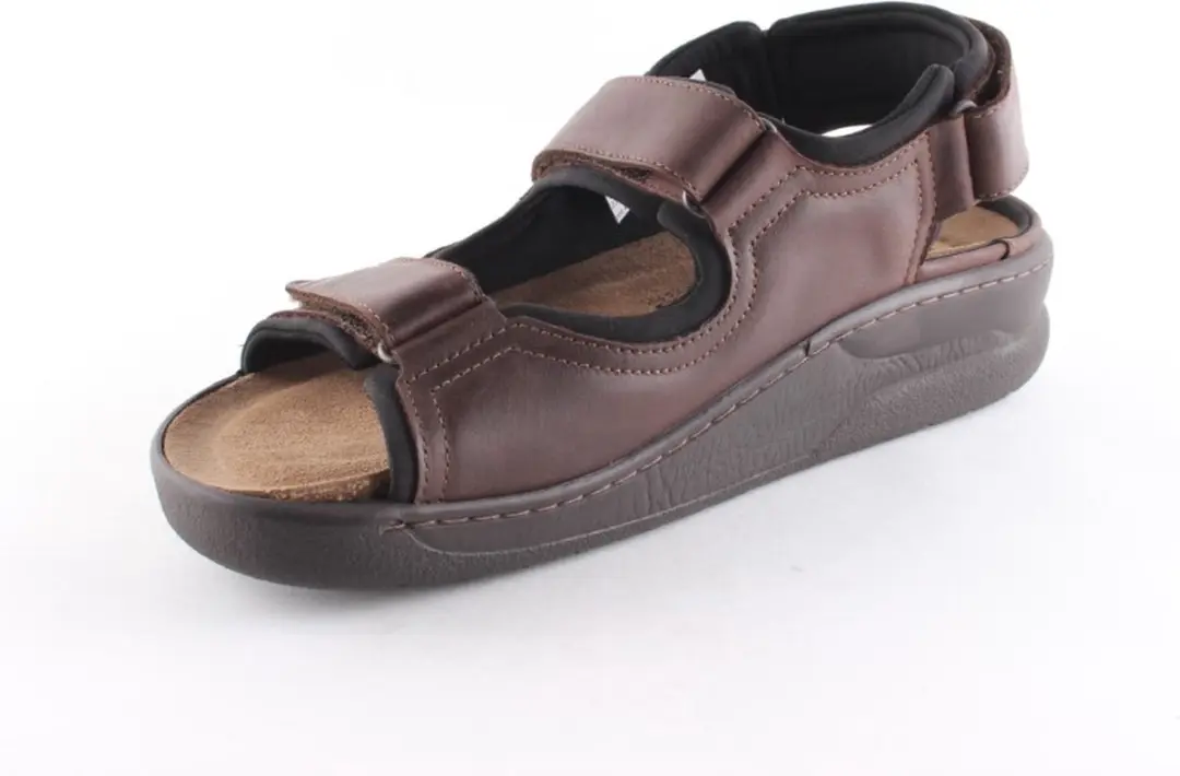 Mephisto Valden Oldbrush Heren Sandalen - Bruin - afbeelding 3 van 6