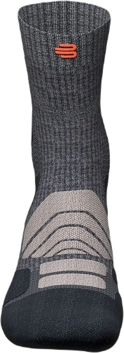 Bauerfeind Outdoor Merino Mid Cut Sokken Heren - Lava Grey - afbeelding 4 van 4