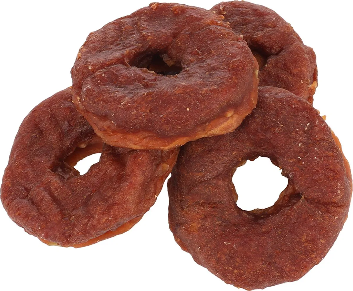 Flamingo Hapki Hondensnack Donut met Eend - 4 Stuks 95g - afbeelding 3 van 3