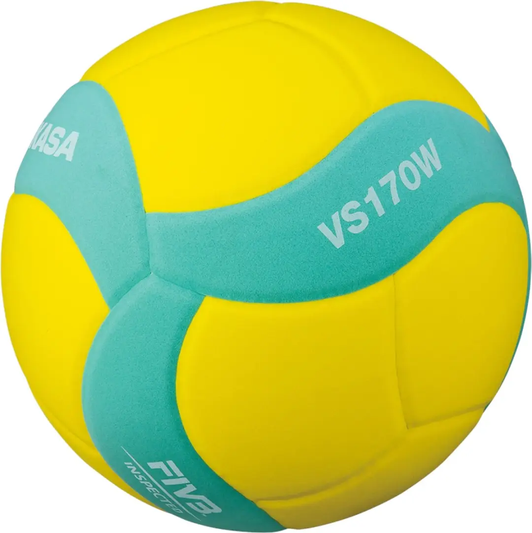 Mikasa VS170W Kinder Volleybal - Geel/Blauw - afbeelding 3 van 5