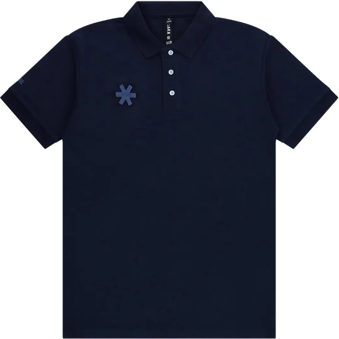 Osaka Unisex Polo Basic Blauw donker