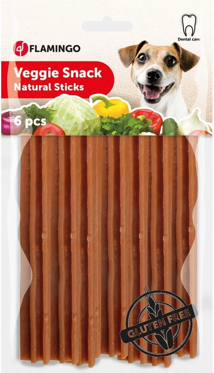 Flamingo Veggie Staaf Hondensnacks