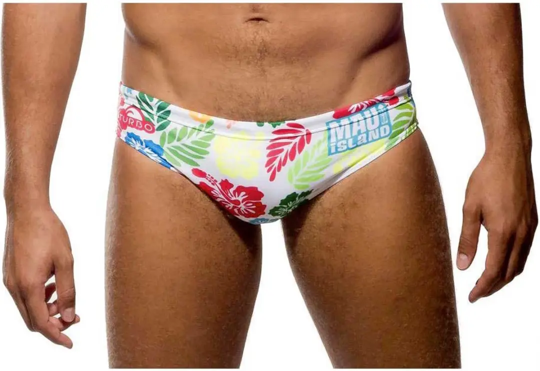 Turbo Island Zwemslip Wit 4XL Man
