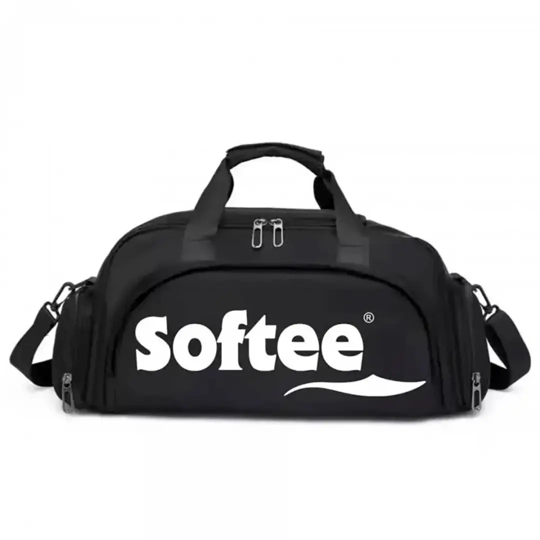 Softee Training Sporttas - Zwart - afbeelding 4 van 4