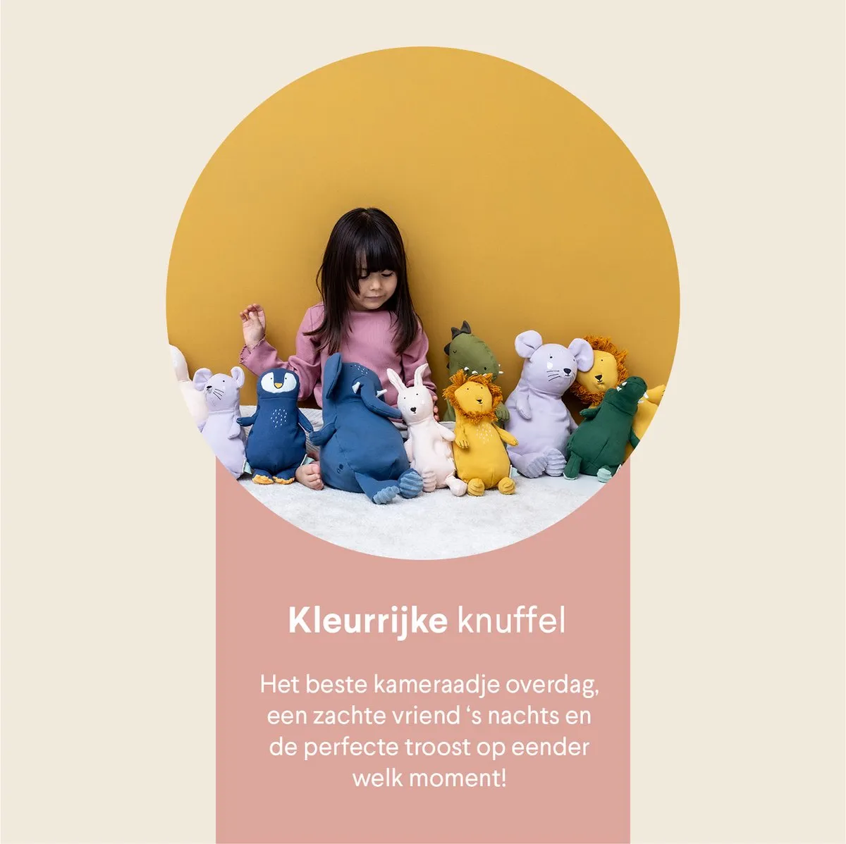 Trixie Mrs. Mouse Knuffel - Muis - Klein - Purple