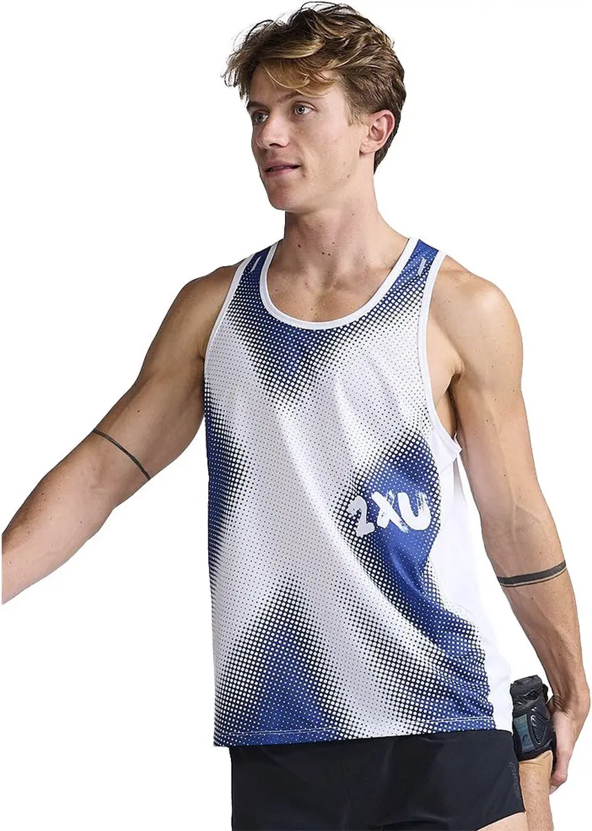 2XU Light Speed Tanktop - Heren - Wit - afbeelding 4 van 4