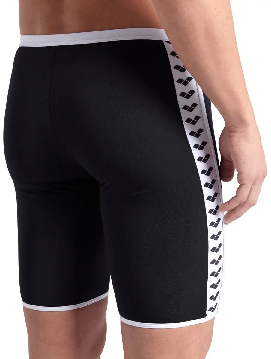 Arena Icons Swim Jammer Zwart-Wit - afbeelding 4 van 6
