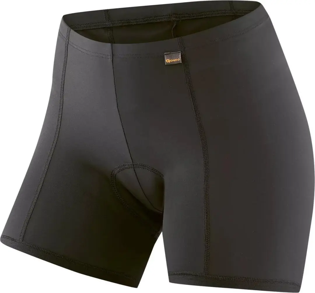 Gonso Fietsonderbroek Sitivo U Dames Polyamide Zwart/blauw Mt 34