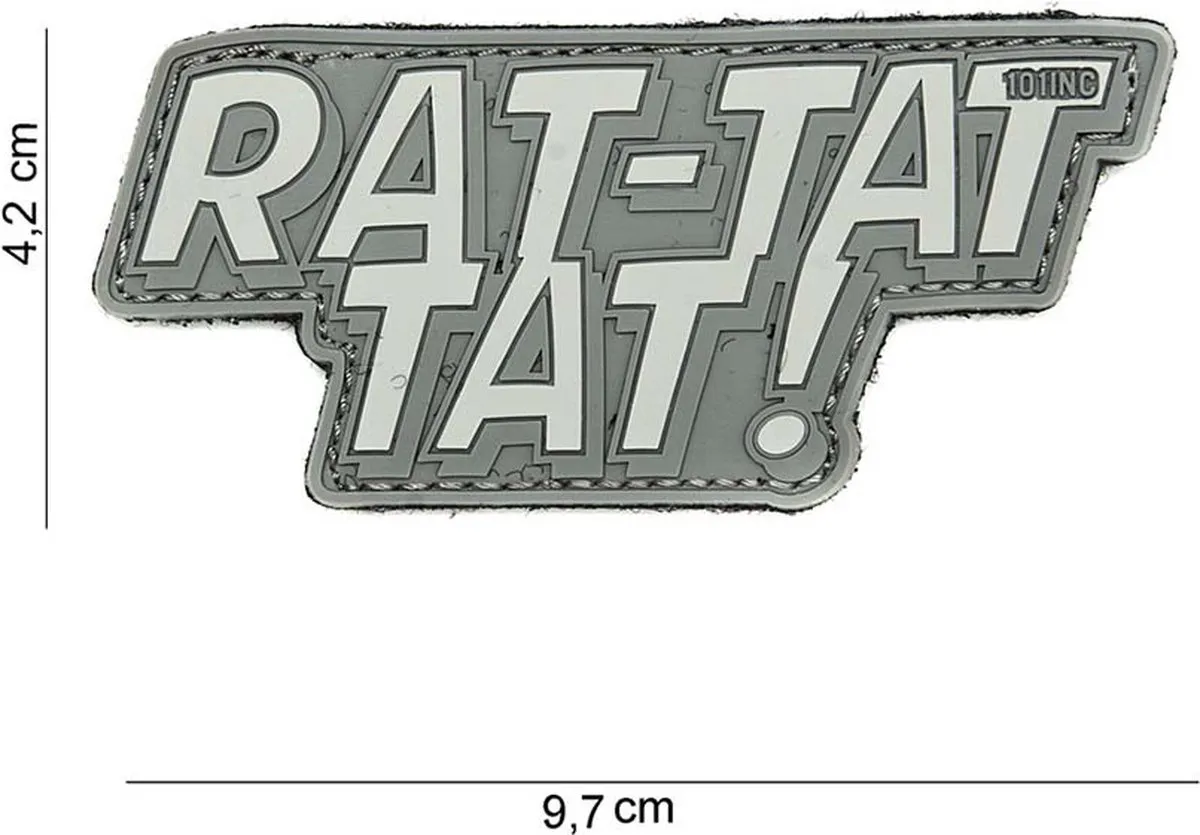 101 Inc Embleem 3D Rat-Tat Tat
