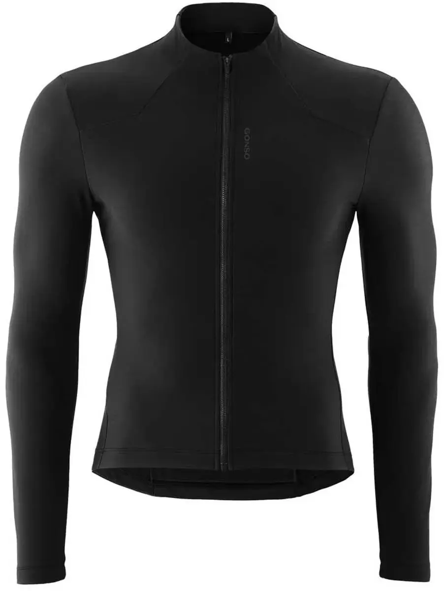 Gonso Sitivo Thermal Korte Mouw Wielertrui Zwart L Man
