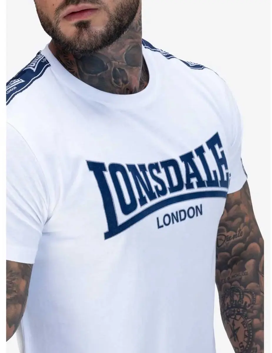 Lonsdale Vementry T-shirt Wit - afbeelding 6 van 6