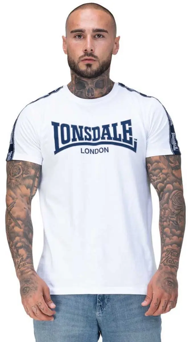Lonsdale Vementry T-shirt Met Korte Mouwen Wit 2XL Man