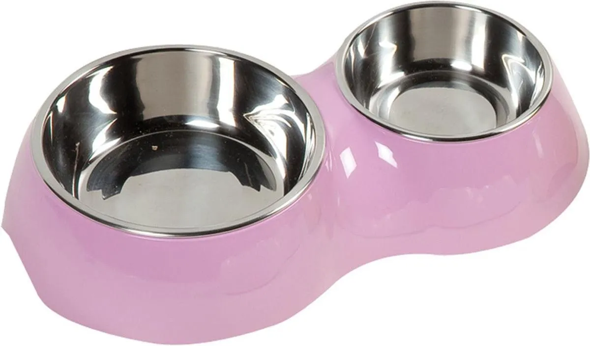 Flamingo Roze Voerbak 350+160ml