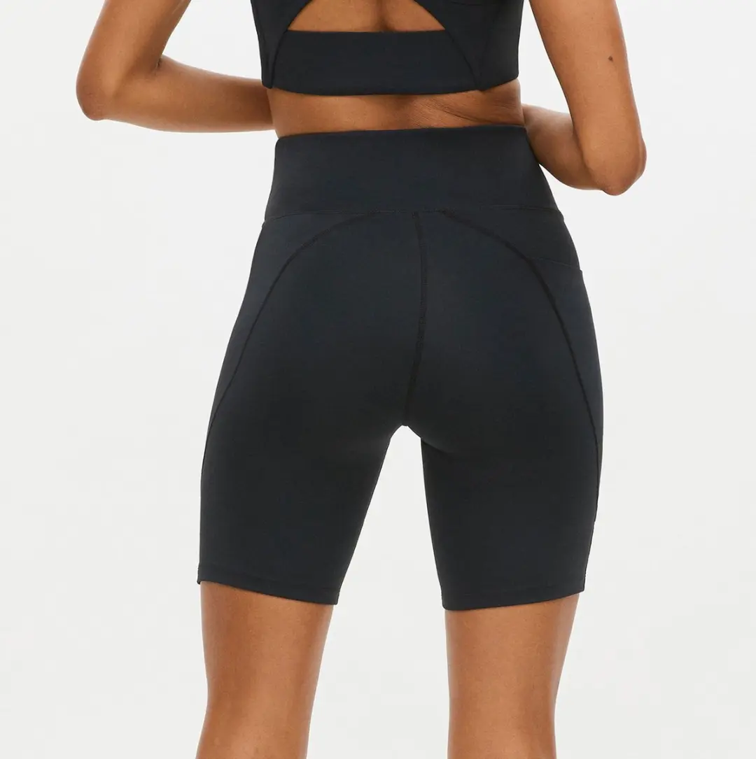Röhnisch Flattering High Waist Bikeshort Dames - Zwart - M - afbeelding 3 van 6
