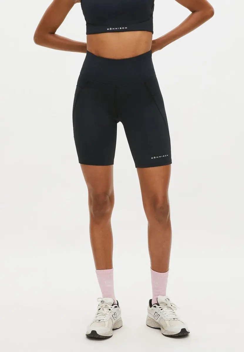 Röhnisch Flattering High Waist Bikeshort Dames - Zwart - afbeelding 4 van 6
