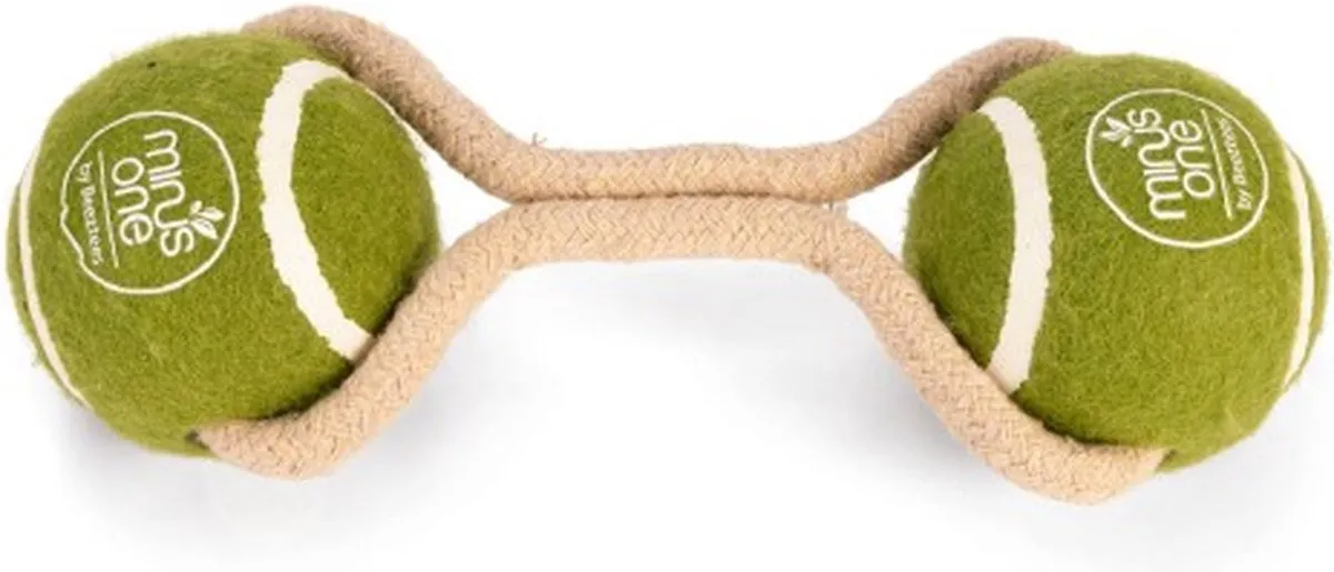 Beeztees Minus One Duo Tennisbal Koord