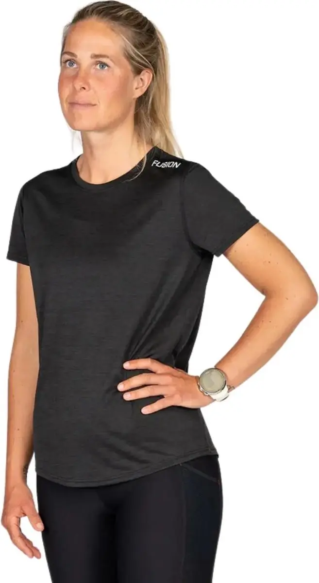 Fusion C3 Hardloopshirt Dames - Zwart - afbeelding 6 van 6