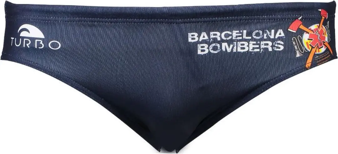 Turbo Barcelona Firefighters Zwemslip Blauw 3XL Man