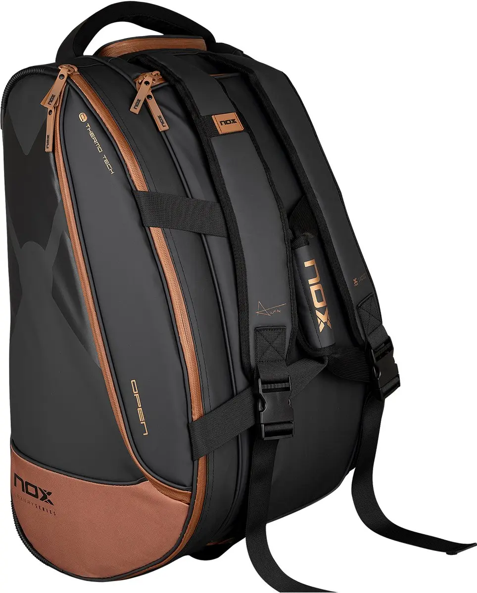 Nox Luxury Open Series Padel Tas - Zwart - afbeelding 6 van 6