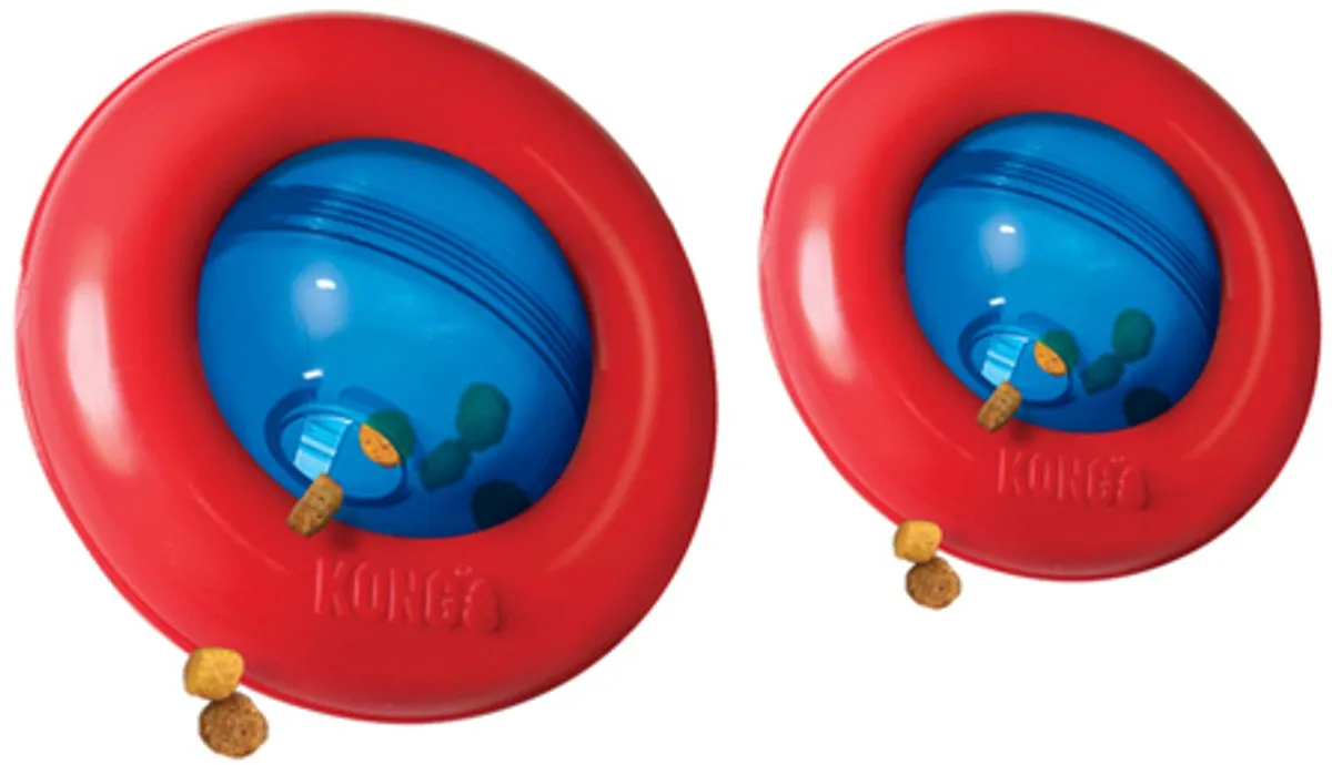 KONG Gyro Voerbal L - Rood/Blauw
