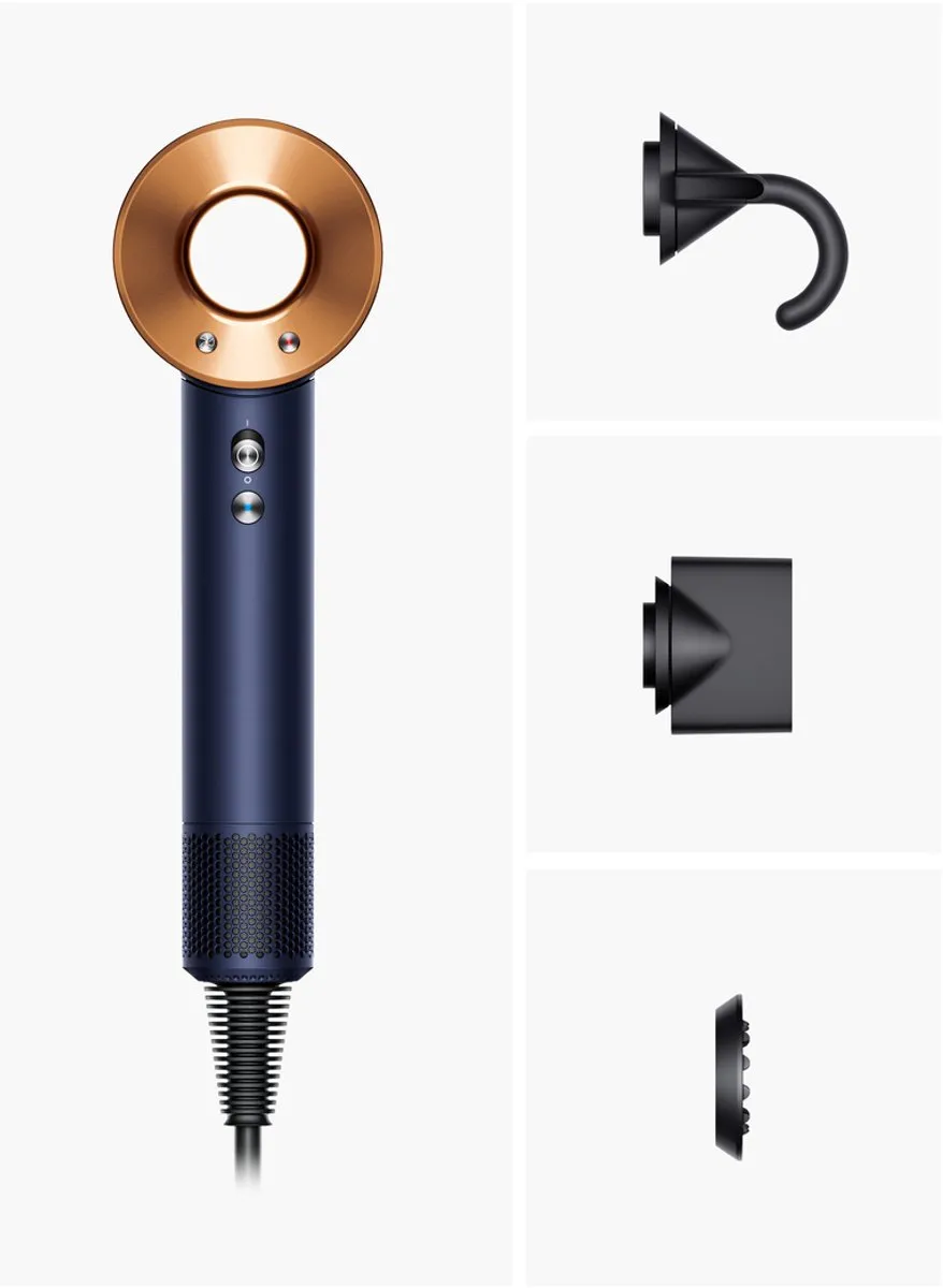 Dyson Supersonic Straight+Wavy Föhn - Pruisisch Blauw/Koper - afbeelding 6 van 6