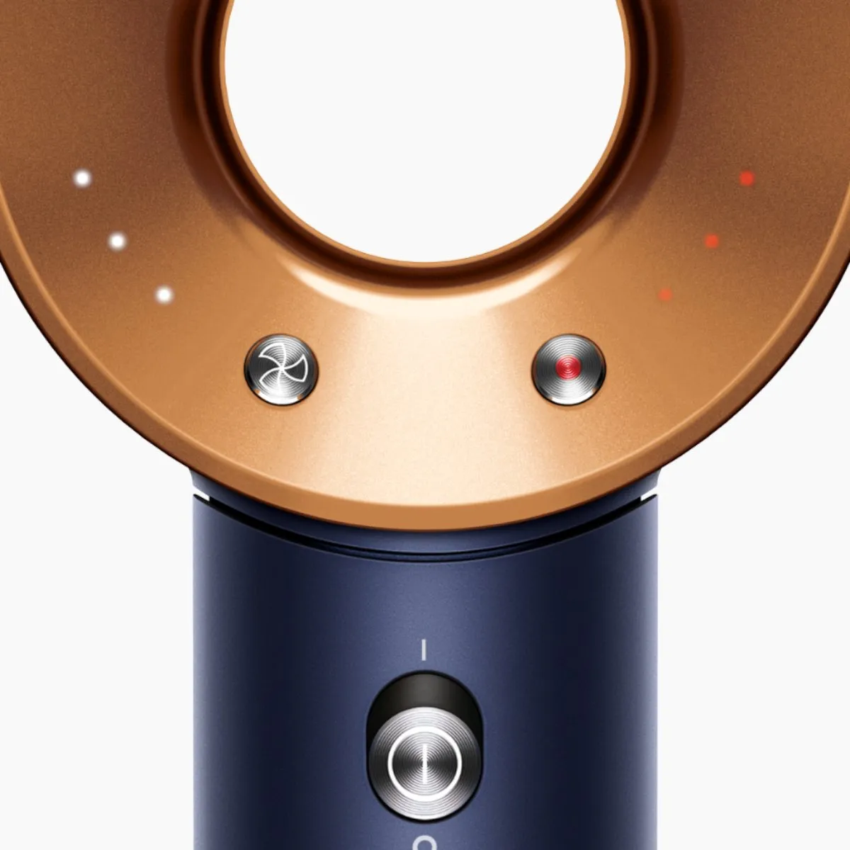 Dyson Supersonic Straight+Wavy Föhn - Pruisisch Blauw/Koper