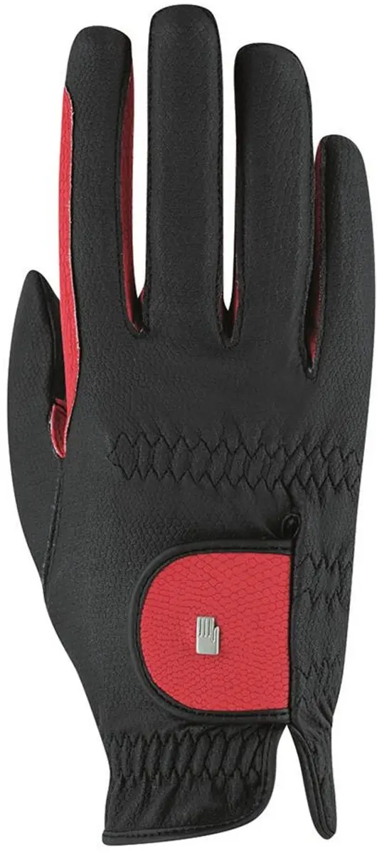 Roeckl Handschoenen Roeckl Malta Grip Bicolor Zwart-rood