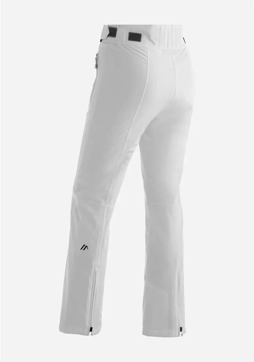Maier Sports Vroni Slim Dames Skibroek - Wit - afbeelding 2 van 4