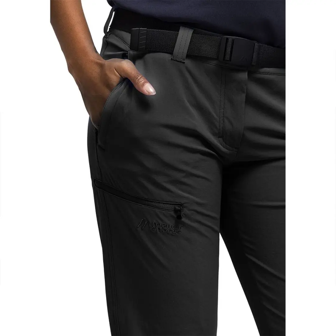 Maier Sports Inara Slim Dames Wandelbroek - Zwart - Maat 46 - afbeelding 4 van 6
