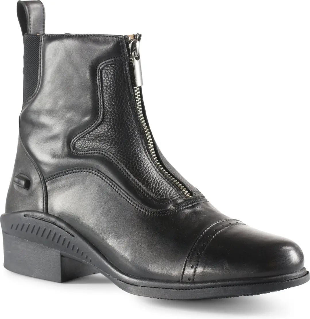 Horze Suffolk Jodhpurs, rits vooraan, Black, 41