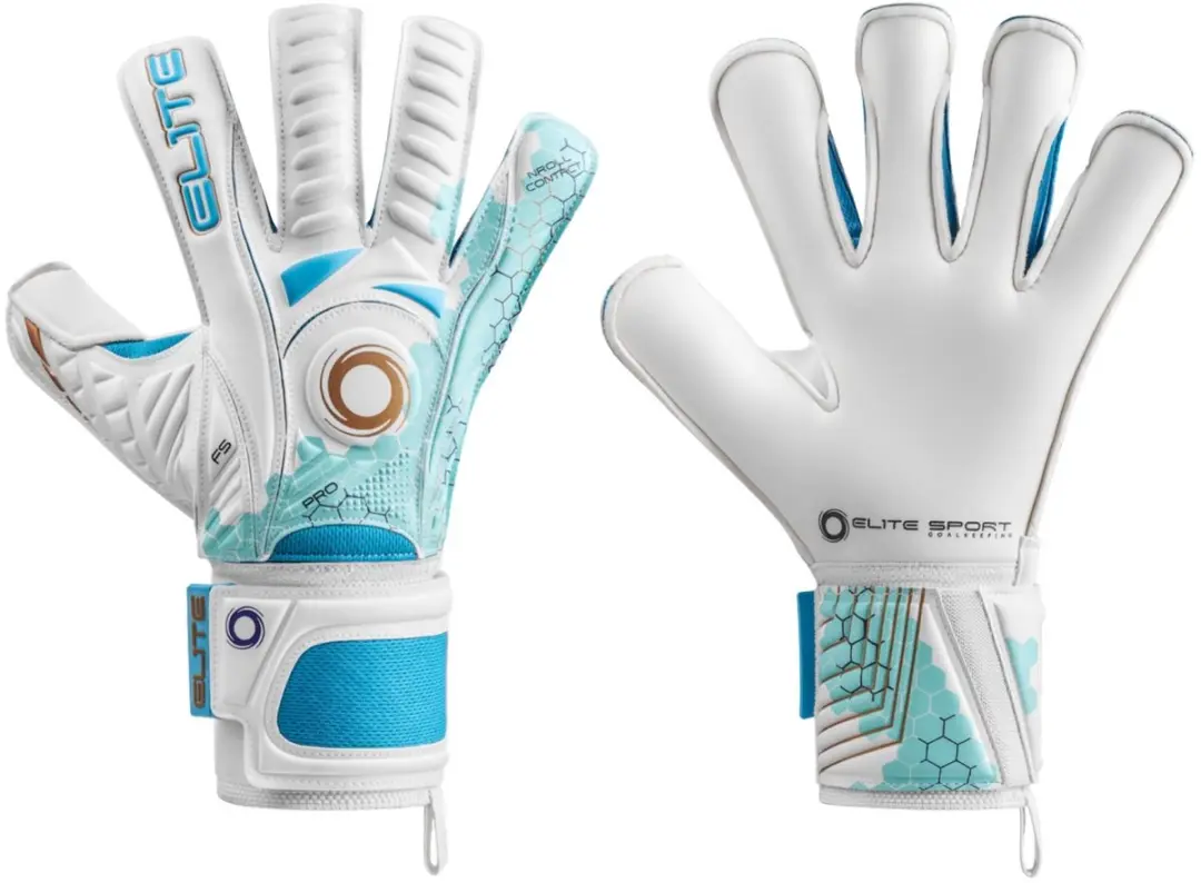 Elite Sport Orca Keepershandschoenen - Wit/Hemelsblauw - afbeelding 3 van 3