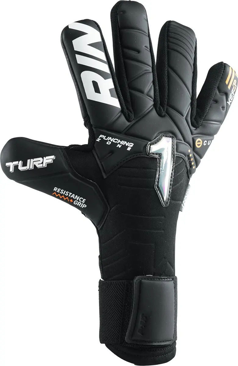 Rinat Kratos Turf Basic Junior Keepershandschoenen - Zwart - Maat 4 - afbeelding 4 van 6