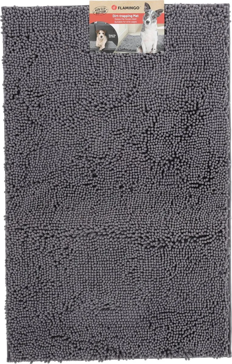 Flamingo Droogloopmat Fluffy 100,5x63cm