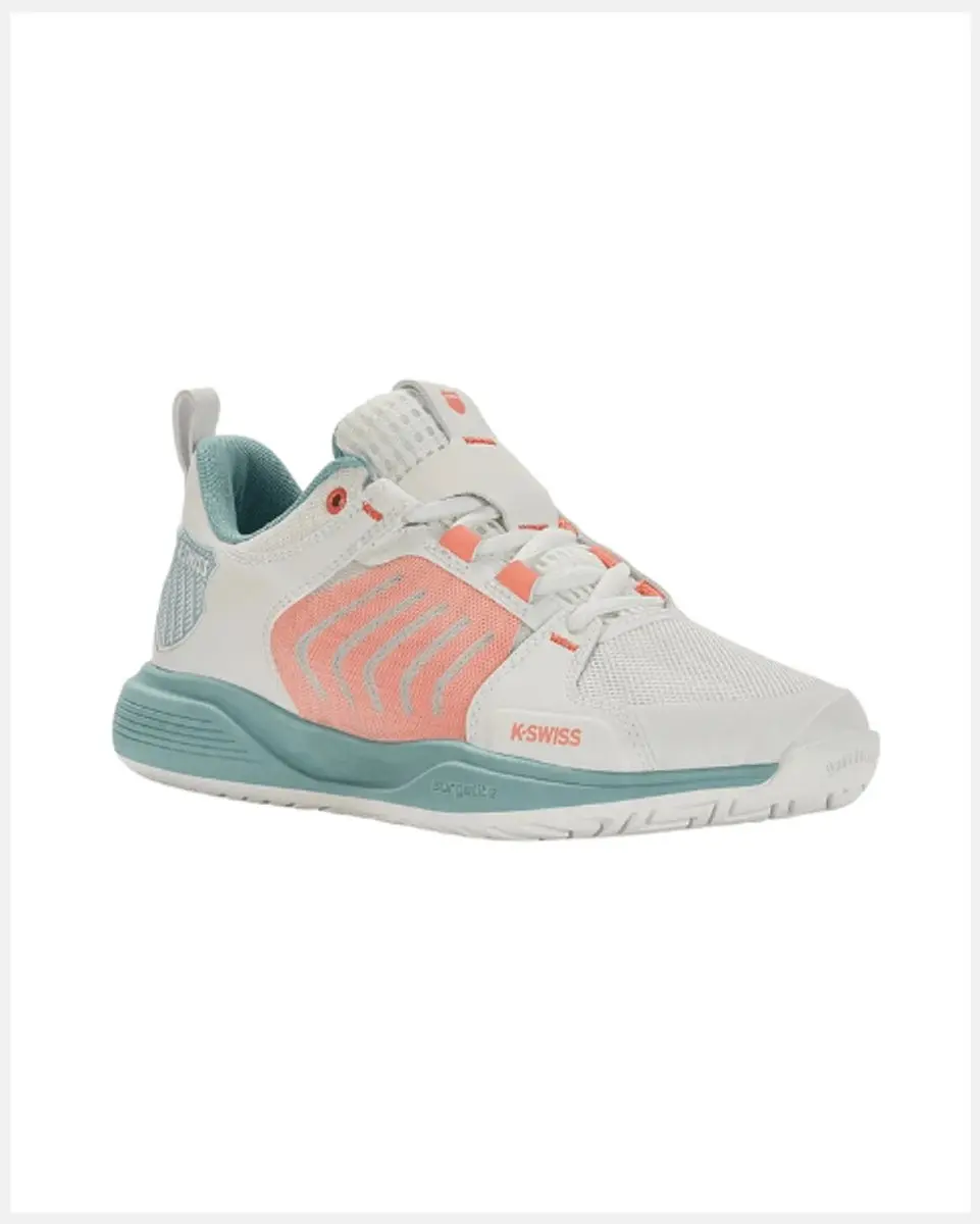 K-Swiss Ultrashot Team Tennisschoenen - White/Blue/Pink - afbeelding 6 van 6