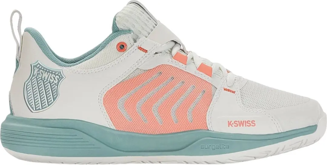 K-Swiss Ultrashot Team Tennisschoenen - White/Blue/Pink - afbeelding 2 van 6
