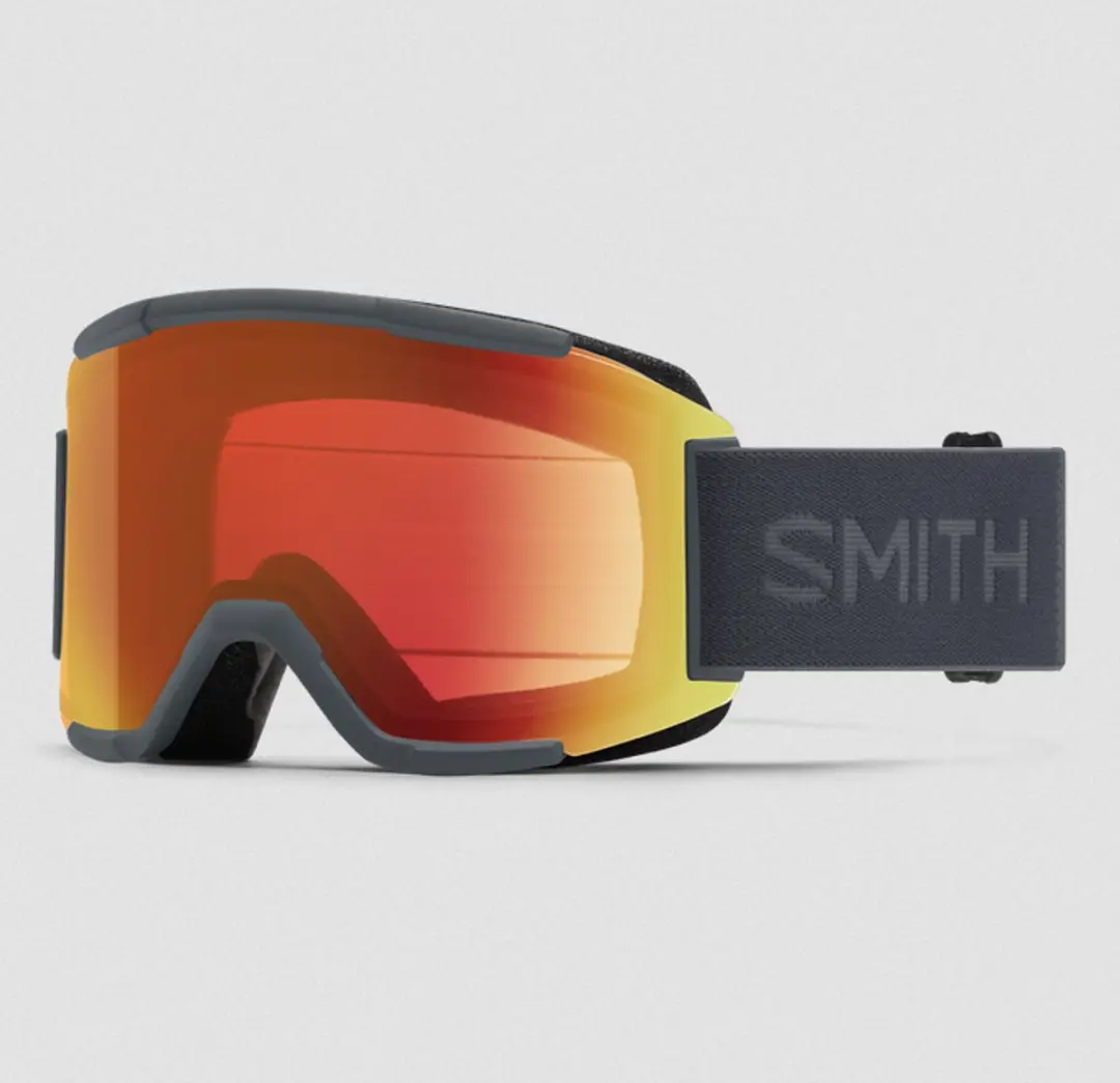 Smith Squad skibril met ChromaPop Everyday Red & Clear lens