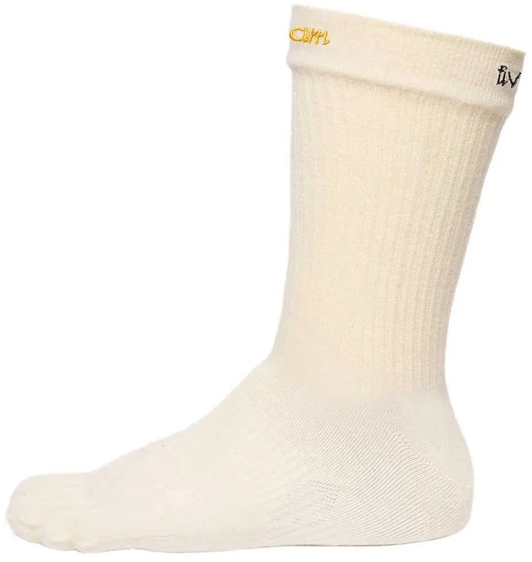 Vibram Fivefingers Crew Summer Sokken Beige EU 46-49