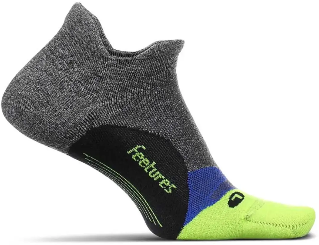 Feetures Elite Light Cushion Tab Onzichtbare Sokken Grijs EU 38-42