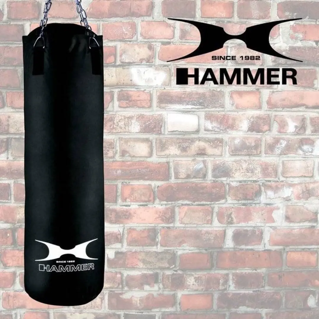 Hammer Boxing Bokszak Fit - 100x30cm - Zwart - afbeelding 4 van 6